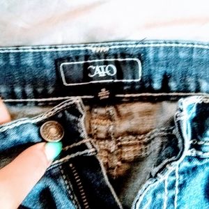 Cato straight legged blue jeans